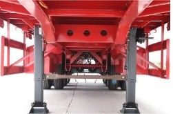 20ft 40ft Container Trailer 2 Άξονας 3 Άξονας 40T Σκελετό Semi-Trailer 12400x2500x1550mm