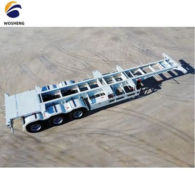 20ft 40ft Container Trailer 3 Axle Skeleton Semi Trailer για εύκολη μεταφορά