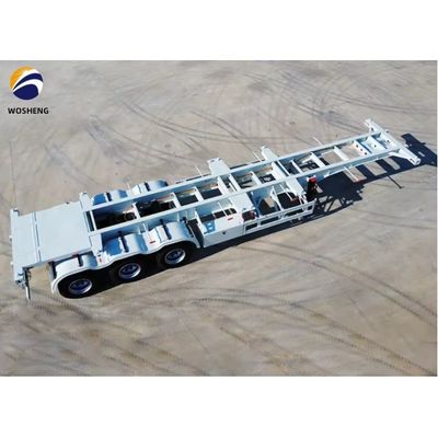 20ft 40ft Container Trailer 3 Axle Skeleton Semi Trailer για εύκολη μεταφορά