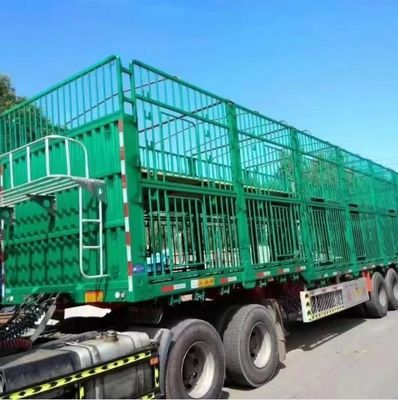 Πώληση εξατομικευμένο 3 άξονες 20-40tons υψηλό φράχτη ημικυριό για ζώα κτηνοτροφίας