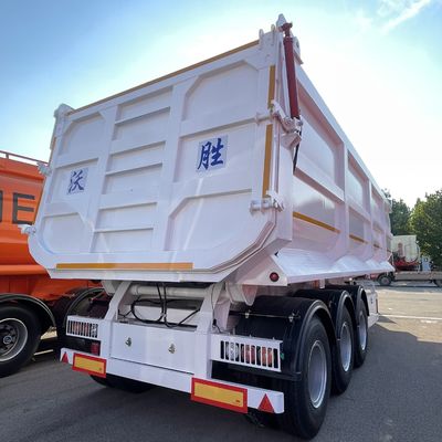 Προσαρμοσμένο 3 άξονες Tipping Tipper Rear Dump Truck Semi Trailers για την κατασκευή