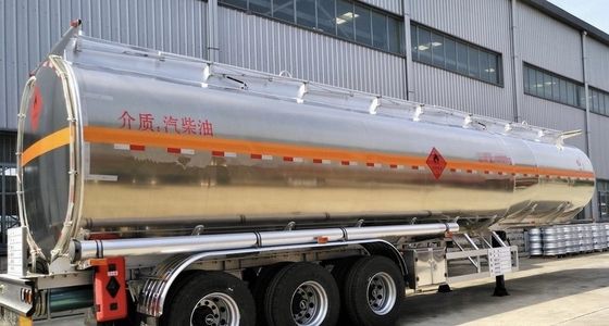 Τυποποιημένο 28 τόνων σύστημα προσγείωσης Wosheng ημιρυμουλκούμενο για δεξαμενή πετρελαίου/νερού/ γάλακτος/βενζίνης