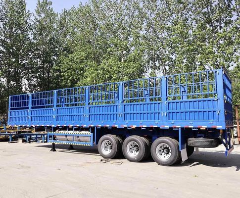 Υψηλό φράχτη Semi Trailer 3/4 Άξονα Stake Τύπο τροχόσπιτο με και εξατομίκευση