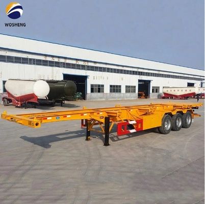 20ft 40ft κοντέινερ ρυμουλκούμενο με βαρύ φορτίο γκρέι προσγείωσης 28t