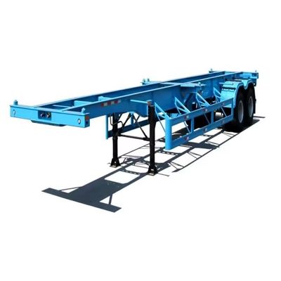 40ft 20ft Tri-Axle Container Trailer Skeleton Trailer με βαρύ σύστημα προσγείωσης 28t