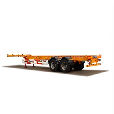 40ft 20ft Tri-Axle Container Trailer Skeleton Trailer με βαρύ σύστημα προσγείωσης 28t