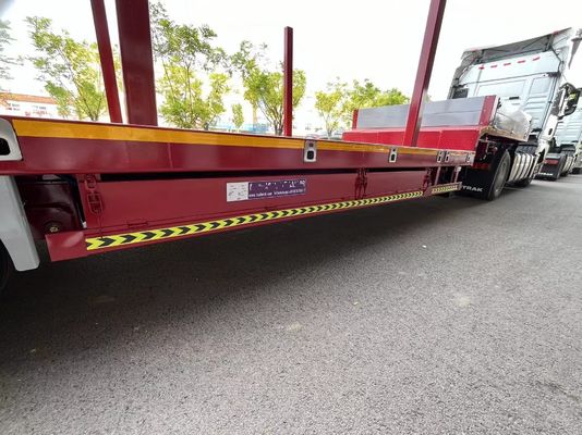 40FT Κωντέινερ Ατσάλινο σωλήνα μεταφοράς ξύλου ημιπροκατασκευή με αφαιρούμενο ατσάλινο σωλήνα