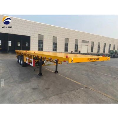 3 4 5 Άξονες 20FT 40FT ημιφορτηγό Tare Βάρος 20T-80T 20FT ομοιόμορφο ημιφορτηγό
