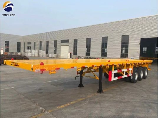3 4 5 Άξονες 20FT 40FT ημιφορτηγό Tare Βάρος 20T-80T 20FT ομοιόμορφο ημιφορτηγό