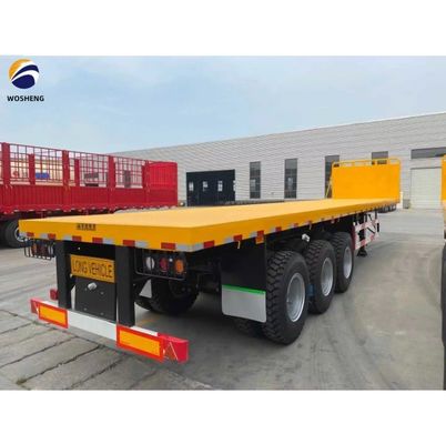 3 4 5 Άξονες 20FT 40FT ημιφορτηγό Tare Βάρος 20T-80T 20FT ομοιόμορφο ημιφορτηγό