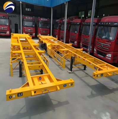 Μέγιστο ωφέλιμο φορτίο 30000 kg Χάλυβας 2 άξονας 3 άξονας 20FT 40FT Κωνσταντίνου Τάξι Σκελετός ημιπροκατασκευή