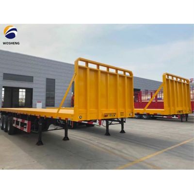 12500x2500x1600-3100mm ημιπροκατασκευή για κοντέινερ 30-70t βαρύ φορτίο επιφανειακό τροχόσπιτο