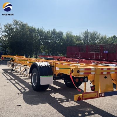 1/2 Άξονες 20ft 40ft 45ft Σκελετός χάλυβα ημιπροωθητήρα Μεταφορά εμπορευματοκιβωτίων