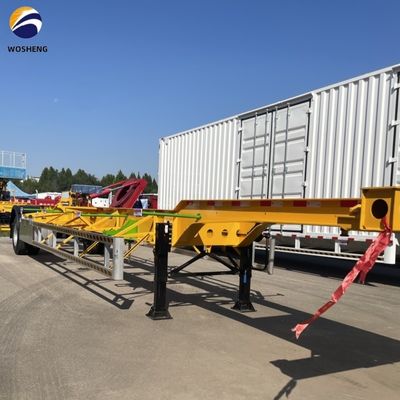 1/2 Άξονες 20ft 40ft 45ft Σκελετός χάλυβα ημιπροωθητήρα Μεταφορά εμπορευματοκιβωτίων