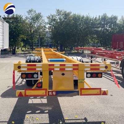 1/2 Άξονες 20ft 40ft 45ft Σκελετός χάλυβα ημιπροωθητήρα Μεταφορά εμπορευματοκιβωτίων