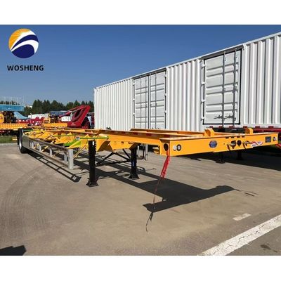 Μεταφορά εμπορευματοκιβωτίων 40ft 12m Container Trailer Chassis για εμπορευματοκιβώτια 20 ft και 40 ft