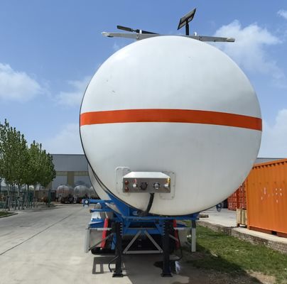 12.00R22.5/11.00R20 Τεχνη 55cbm Υδραυλική δεξαμενή ημιπροκατασκευή με τυποποιημένο 28 τόνων σύστημα προσγείωσης