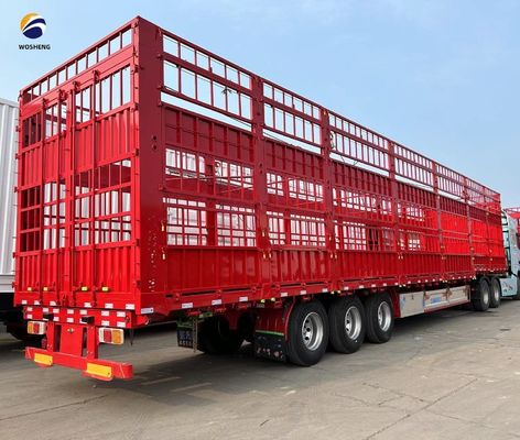 Μεγάλη δέσμη Q345B/T700 Υψηλό φράχτη ημικυρόβιλο για τη μεταφορά βοοειδών