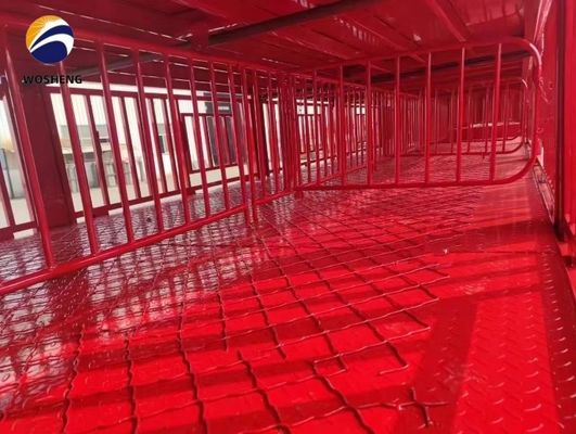 Μεγάλη δέσμη Q345B/T700 Υψηλό φράχτη ημικυρόβιλο για τη μεταφορά βοοειδών