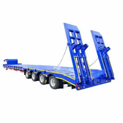 60 τόνους 2&quot;/3.5&quot; JOST King Pin 3 Axle Lowboy Loader Lowbed Semi Trailer για βαριά καθήκοντα