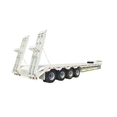 60 τόνους 2&quot;/3.5&quot; JOST King Pin 3 Axle Lowboy Loader Lowbed Semi Trailer για βαριά καθήκοντα