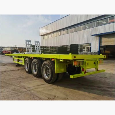 50ft 53ft Flatbed Semi-Relayer 3 άξονας ατσάλι flatbed ρυμουλκούμενοι για το ρυμουλκούμενο φορτηγών