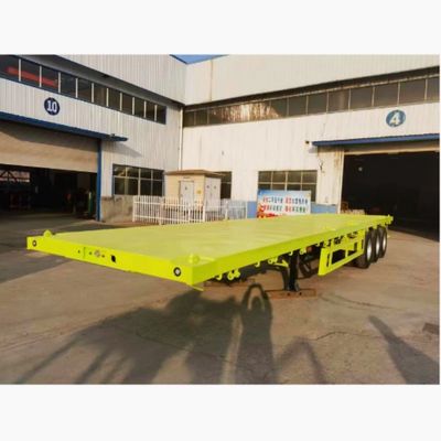 50ft 53ft Flatbed Semi-Relayer 3 άξονας ατσάλι flatbed ρυμουλκούμενοι για το ρυμουλκούμενο φορτηγών