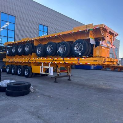 50ft 53ft Flatbed Semi-Relayer 3 άξονας ατσάλι flatbed ρυμουλκούμενοι για το ρυμουλκούμενο φορτηγών