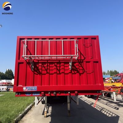 Τελεφερίκι μεταφοράς ζώων 40FT 3 άξονες Φράχτης αποθήκης ημιτελεφερίκ για την αγορά της Αφρικής