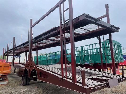Μέγιστο ωφέλιμο φορτίο 30000 kg 2/3 άξονα φορτηγό φορτηγό ημιφορτηγό ρυμουλκούμενο για μεταφορά οχημάτων