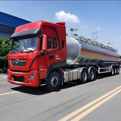 13000*2550*3780mm Χάλυβα άνθρακα Μόνωση καυσίμου Τανκάρ ημιαμοκίνητο με ελαστικά 12R22.5