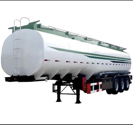 13000*2550*3780mm Χάλυβα άνθρακα Μόνωση καυσίμου Τανκάρ ημιαμοκίνητο με ελαστικά 12R22.5