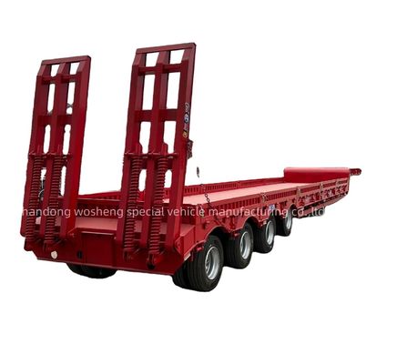 13-18m x 2,5-3m x 3,3m ρυμουλκούμενο φορτηγού 60-100 τόνων 3 άξονες γουσκόνεκ lowBed ημιρυμουλκούμενο