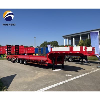 FUWA/JOST/WOSHENG Τεχνουργήματα προσγείωσης 50 τόνων 60 τόνων Υδραυλικό ημιπροκατασκευαστικό με χαμηλό λαιμό