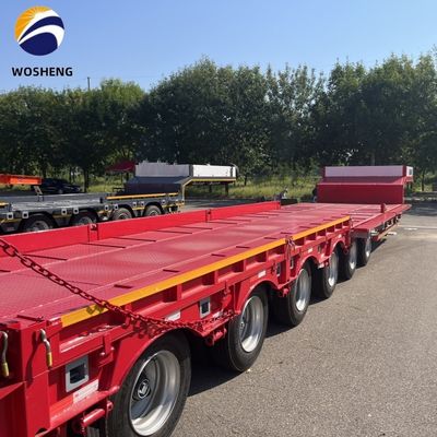 FUWA/JOST/WOSHENG Τεχνουργήματα προσγείωσης 50 τόνων 60 τόνων Υδραυλικό ημιπροκατασκευαστικό με χαμηλό λαιμό