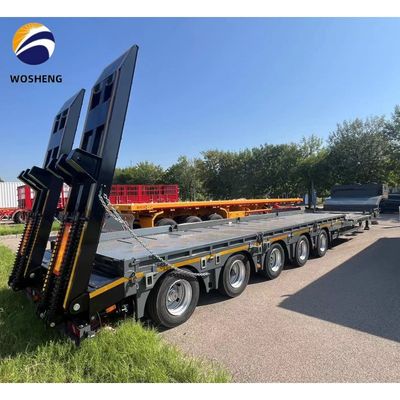 FUWA/JOST/WOSHENG Τεχνουργήματα προσγείωσης 50 τόνων 60 τόνων Υδραυλικό ημιπροκατασκευαστικό με χαμηλό λαιμό
