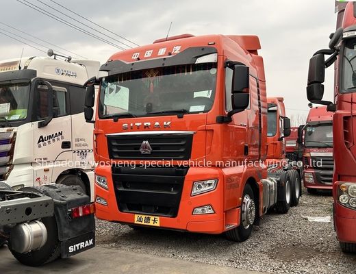 SINOTRUK Χρησιμοποιούμενο SITRAK G7 480hp AMT Gearbox 6x4 Τύπος Δίσκου Φρένο 10 τροχών Τροχαίο Κεφαλή Τρακτέρ ρυμουλκούμενο