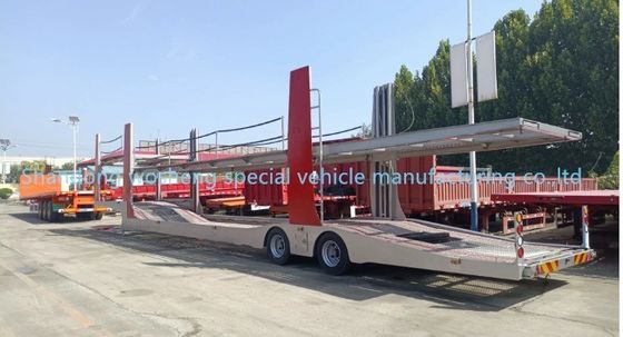 &quot;2&quot; 50 King Pin Steel διώροφο μεταφορικό ρυμουλκούμενο οχήματος για υπηρεσία παράδοσης αυτοκινήτων