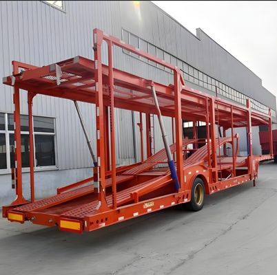 &quot;2&quot; 50 King Pin Steel διώροφο μεταφορικό ρυμουλκούμενο οχήματος για υπηρεσία παράδοσης αυτοκινήτων