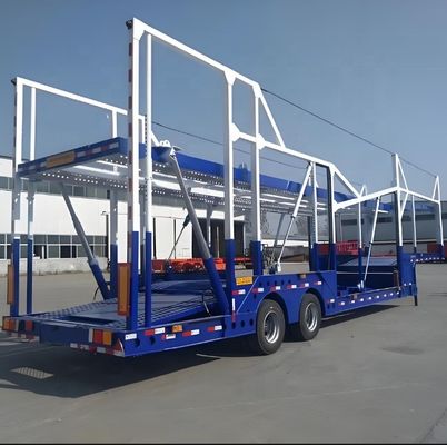&quot;2&quot; 50 King Pin Steel διώροφο μεταφορικό ρυμουλκούμενο οχήματος για υπηρεσία παράδοσης αυτοκινήτων