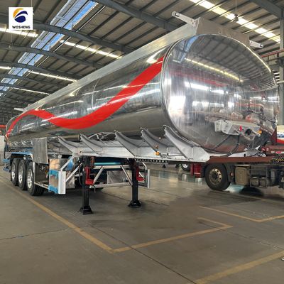 Σχεδιασμός 15000L 60000L 2/3/4 άξονες καυσίμων βενζίνης/κεροζίνης/ζύρων δεξαμενής ημιπροσανατολισμού