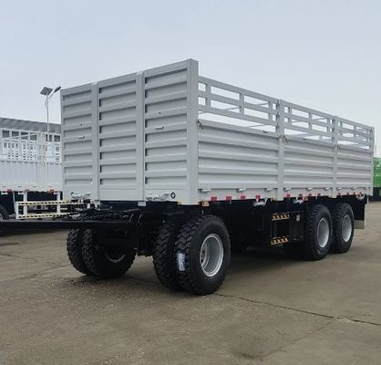 500 mm Q345 Carbon Steel Main Beam 2-Axle Drawbar Trailer για ευέλικτες εφαρμογές