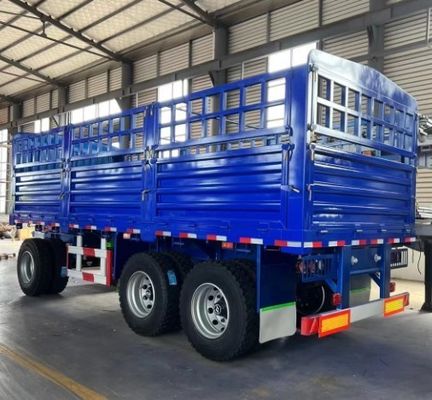 500 mm Q345 Carbon Steel Main Beam 2-Axle Drawbar Trailer για ευέλικτες εφαρμογές