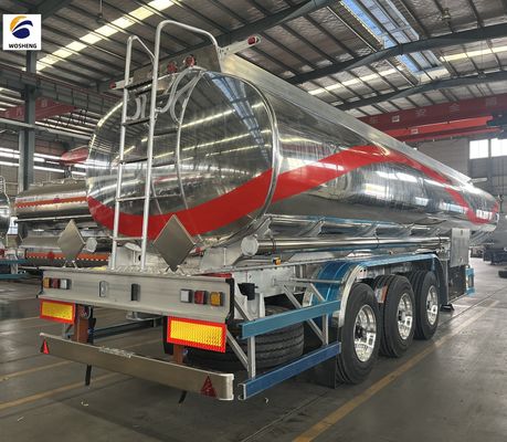 Σχεδιασμός 15000L 60000L 2/3/4 άξονες καυσίμων βενζίνης/κεροζίνης/ζύρων δεξαμενής ημιπροσανατολισμού