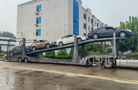 6-10 Μονάδες Διπλό κατάστρωμα Αμαξοστοιχία Μεταφοράς Τροχαίων Καλύτερη επιλογή για μεταφορά αυτοκινήτων