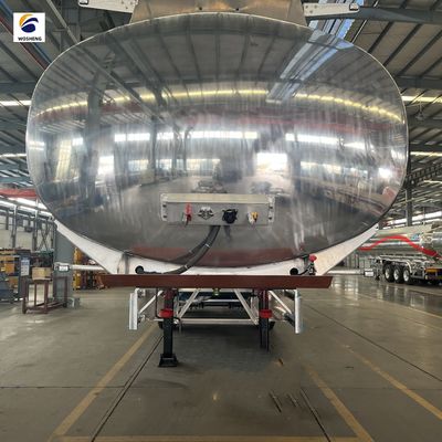 Σχεδιασμός 15000L 60000L 2/3/4 άξονες καυσίμων βενζίνης/κεροζίνης/ζύρων δεξαμενής ημιπροσανατολισμού