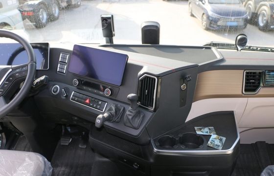 510 ίππους-840 ίππους 16 AMT Gear Diesel EURO 6 Tractor Truck Head για ρυμουλκούμενους φορτηγών από χάλυβα