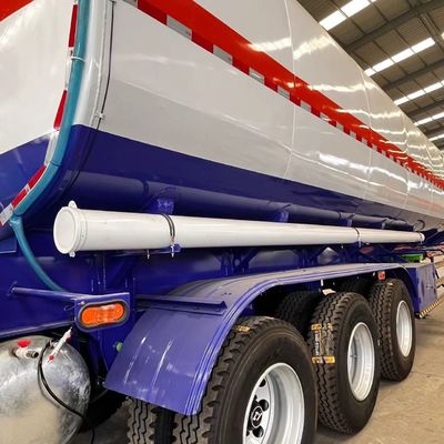Προσαρμοσμένο 2000L 60000L 3 άξονες δεξαμενόπλοιο καυσίμου Βενζίνη / κηροζίνη / δεξαμενόπλοιο ντίζελ ημιπροκατασκευή