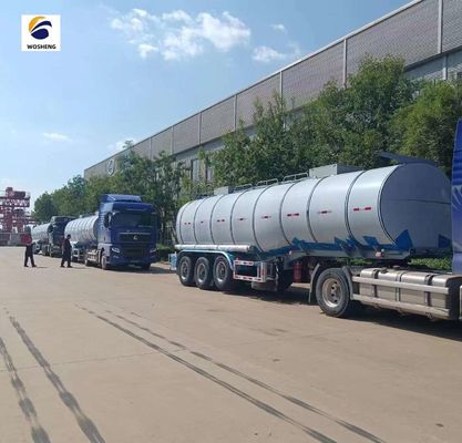 Προσαρμοσμένο 20CBM 60CBM 3 άξονες καυσίμων Tanker Βενζίνη / Κηροζίνη / Ντίζελ Tank Semi-Retrailer