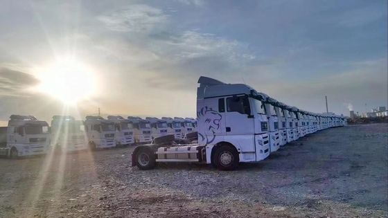 400/450HP Χρησιμοποιούμενο HOWO Τρακτέρ Κεφαλή φορτηγού SITRAK C7H 6*4 για τη μεταφορά βαρέων φορτηγών